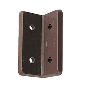 EQUERRE PLASTIQUE MARRON 19/19x39 - LE SACHET DE 10