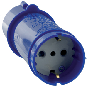 ADAPTATEUR 230V MALE CEE17 / FEMELLE SCHUKO 16A