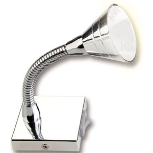 SPOT SUR PIED A LEDS 12V FLEXIBLE CHROME