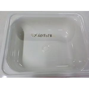 CUVE 400X325 EMAILLE BLANC