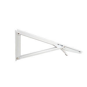 CONSOLE PLIANTE ACIER EPOXY BLANC 400x150x40