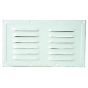 1 GRILLE ALUMINIUM LAQUE 230x130 BLANC