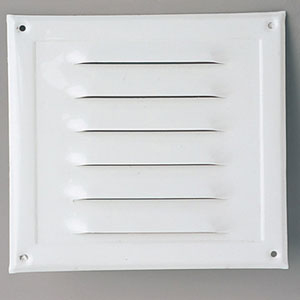 1 GRILLE ALUMINIUM LAQUE 130x230 BLANC