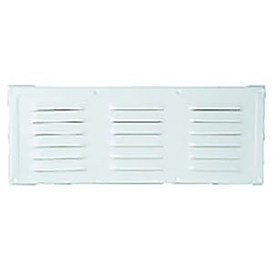 1 GRILLE ALUMINIUM LAQUE 135x130 BLANC