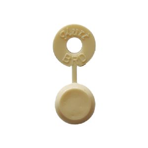 BLISTER DE 20 CACHE-VIS AVEC COUVERCLE IVOIRE RAL 1015 Ø15MM