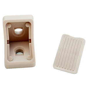 FIXE-MEUBLE 2 TROUS BEIGE - LE SACHET DE 10