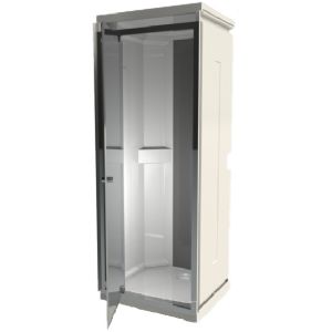 1 CABINE ENCASTRABLE BLANCHE 2050X800X800AVEC KIT ROBINET (remplacé par XMH820924)