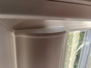 CACHE INTERIEUR GAUCHE DE VOLET BLANC PETIT MODELE