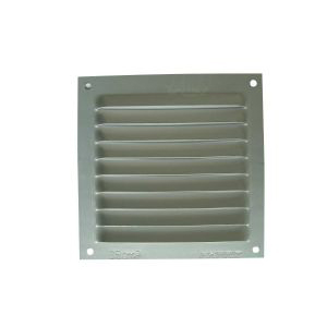 GRILLE ALUMINIUM ANODISE 100x100 MM SANS MOUSTIQUAIRE