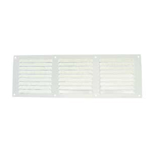 Grille d'aération aluminium 200 x 100 mm + moustiquaire - TRIGANO