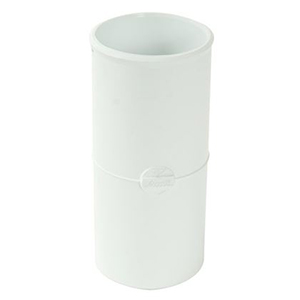 MANCHON PVC BLANC POUR TUBE DE DESCENTE GOUTTIERE LG16 Ø50