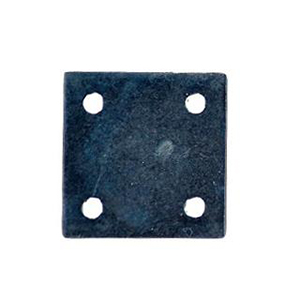 PLAQUE DE FIXATION 4 TROUS 40X40 EN ACIER ZINGUE