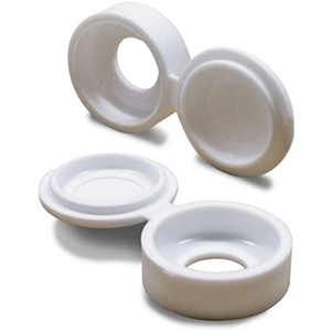 8 obturateurs / cache-trous Plastique Blanc ø12 mm