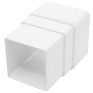 RACCORD DESCENTE GOUTTIERE BLANC SQUARE LINE