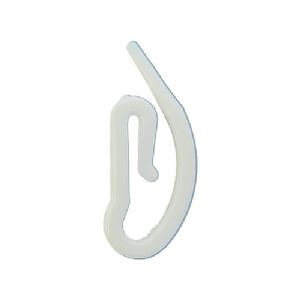 100 AGRAFES PLASTIQUE BLANCHES GRAND MODELE