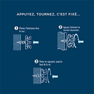 1 SUSPENSION PASSE CABLE ALUMINIUM