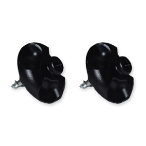 1 LOT DE 2 FIXATIONS DECO NOIR