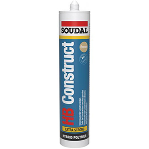 1 CARTOUCHE DE 290ML DE COLLE POLYMERE HYBRIDE HB CONSTRUCT