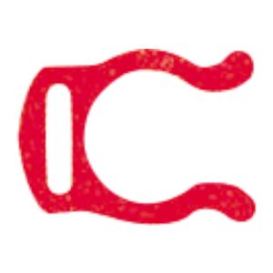 1 CIRCLIPS DE VERROUILLAGE 3/8 ROUGE
