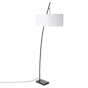 1 LAMPADAIRE BLANC HAUTEUR 190CM*