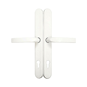 1 POIGNEE DE PORTE UPVC MULTI FIX BLANCHE ADAPTABLE