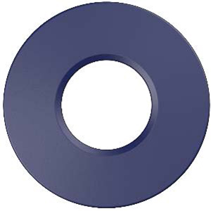 1 COLLERETTE MAGNETIQUE RONDE DIAM88 EP.4MM COL. BLEU R5022