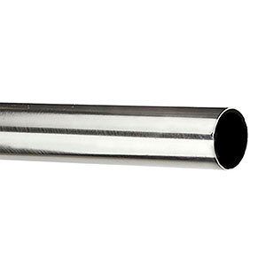 1 TRINGLE A RIDEAU ARGENT SATINE Ø28MM LONGUEUR 1250MM
