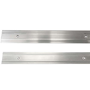 1 BARRE DE SEUIL CHROME PREPERCEE LARGEUR 34MM LONGUEUR 2,7M