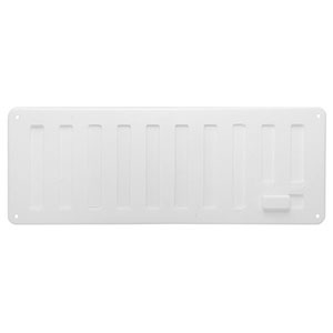 1 GRILLE D'AERATION BLANCHE EN PLASTIQUE 229X89MM