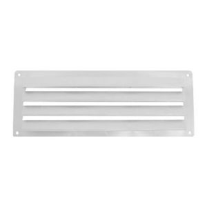 1 GRILLE D'AERATION BLANCHE EN PLASTIQUE 240X90MM