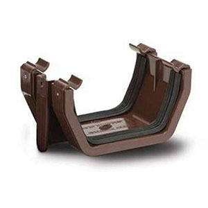 1 JONCTION DE GOUTTIERE SQUARE LINE MARRON