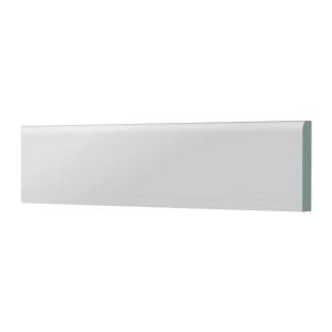 1 LOT DE 2 PLINTHES BLANCHES 70X6 LONGUEUR 2,5M
