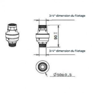 1 VANNE WATER BLOCK