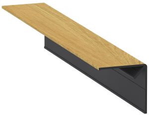 1 E025 PROFIL D'ANGLE EN L HONEY OAK 4200X50X50 MM