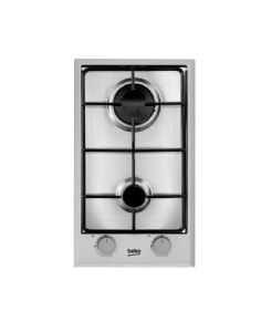 1 TABLE GAZ INOX 2 FOYERS 4000W L 27 X P 49,4 ENCASTABLE
