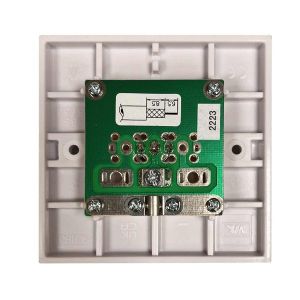 1 PRISE TV COAXIALE A BORDS CARRES, SIMPLE SORTIE, BLANCHE