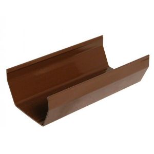 1 GOUTTIERE CARREE, MARRON 2000X114 MM