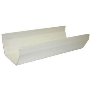 1 GOUTTIERE CARREE, BLANCHE 2000X114 MM