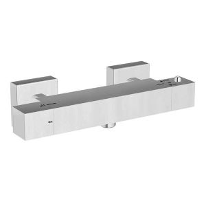 1 MITIGEUR DE DOUCHE THERMOSTATIQUE HORIZONTAL CARRE CHROME