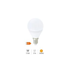 1 AMPOULE LED SPHERIQUE 7,5W E14 3000K