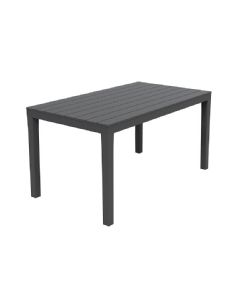 1 TABLE RECTANGLE ANTHRACITE 138X78 CM