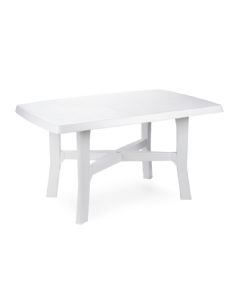 1 TABLE RECTANGLE BLANCHE 138X88 CM