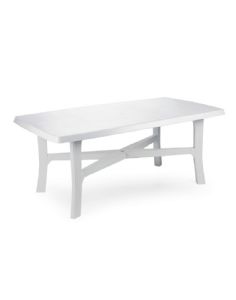 1 TABLE RECTANGLE BLANCHE 180X100 CM