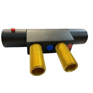 1 MITIGEUR DE DOUCHE HORIZONTAL NOIR Ø 45 MM