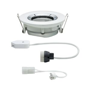 1 APPLIQUE NOVA PLUS Ø93MM 12/230V IP65 35W BLANC MAT/ALU
