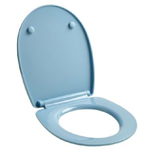 1 ABBATANT WC MARBELLA BLEU NORDIQUE