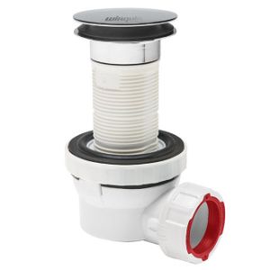 1 SIPHON + BONDE QUICK-CLAC D32 HAUTEUR 100 MM