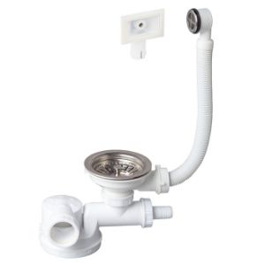 1 SIPHON + BONDE + TROP PLEIN + PRISE MACHINE A LAVER D90 MM