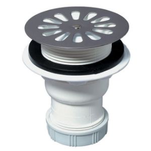 1 BONDE DE DOUCHE D60 MM SORTIE VERTICALE POUR RECEVEUR
