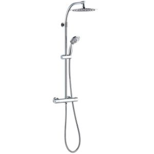 1 COLONNE DE DOUCHE AVEC MITIGEUR THERMOSTATIQUE CHROME